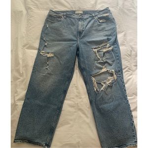 Abercrombie Curve Love Ultra High Rise Jeans